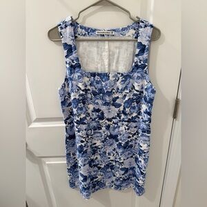 Abercrombie & Fitch Blue and White Floral Dress